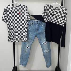 Boys Abercrombie 3 Piece Set!!! Must Have!!! Size 7/8